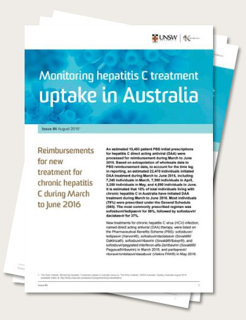 Monitoring hepatitis C treatment uptake in Australia #4