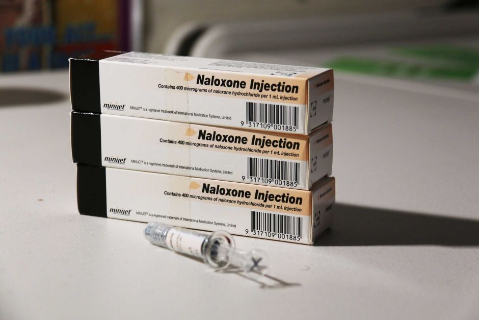 Naloxone; photo via ABC News: Ian Cutmore