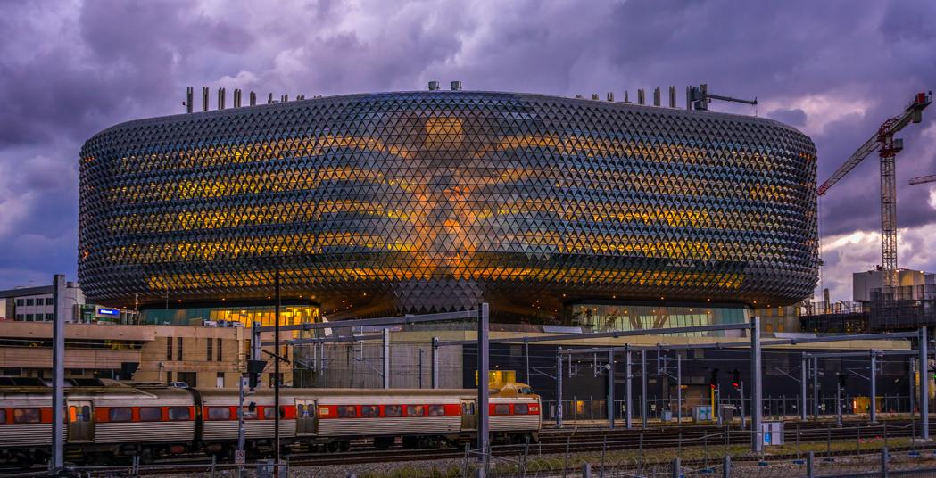 SAHMRI's building on North Tce, Adelaide